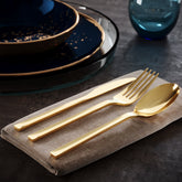 Trendables Mod Gold Cutlery Combo | 120 Count